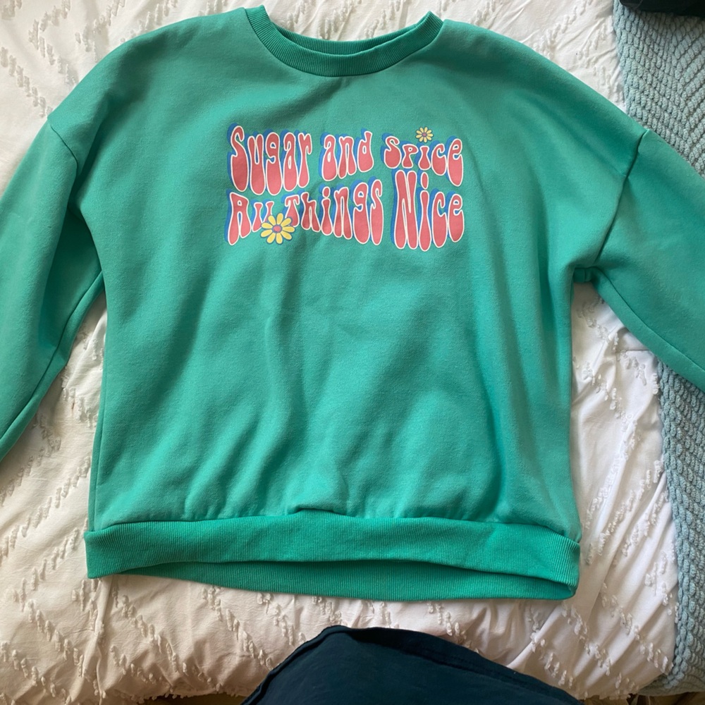 Princess Polly Green Sweatshirt